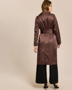 Trenchcoat aus Satin