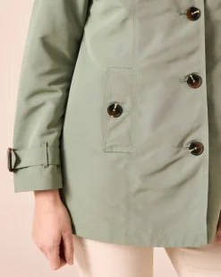 Trenchcoat mit Dekoknöpfen