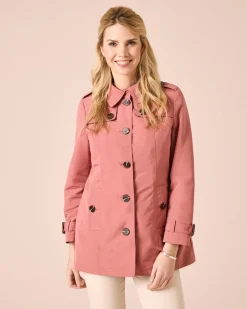 Trenchcoat mit Dekoknöpfen