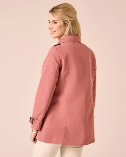 Trenchcoat mit Dekoknöpfen