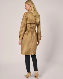 Trenchcoat mit Karomuster