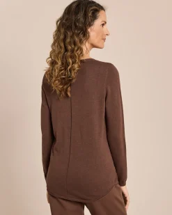 TR Pullover mit Seidenanteil
