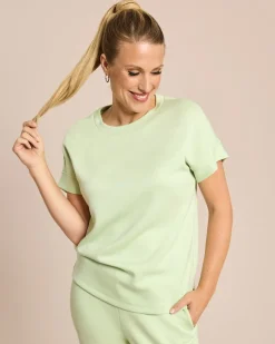 T-Shirt aus Sweatware