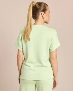 T-Shirt aus Sweatware
