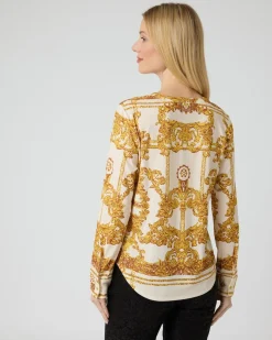 Tunika mit Ornamentdruck