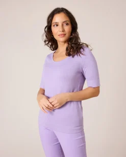 Twinset mit Knöpfen