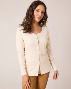 Twinset mit Knöpfen