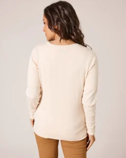 Twinset mit Knöpfen