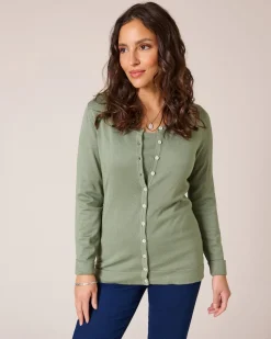 Twinset mit Knöpfen