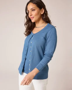 Twinset mit Knöpfen