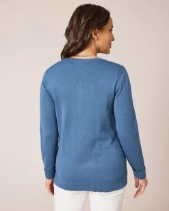 Twinset mit Knöpfen