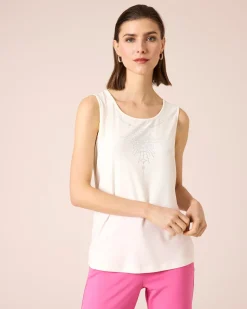 Twinset mit Verzierung