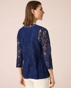 Twinset mit Verzierung