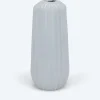 Vase im Streifendesign