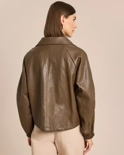 Vegane Lederjacke