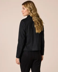 Velourlederimitat Blazer