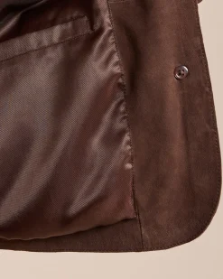 Velour-Lederjacke
