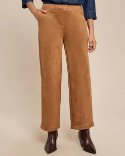 Veloursimitathose mit weitem Bein