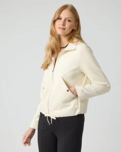 Velourslederimitat-Jacke