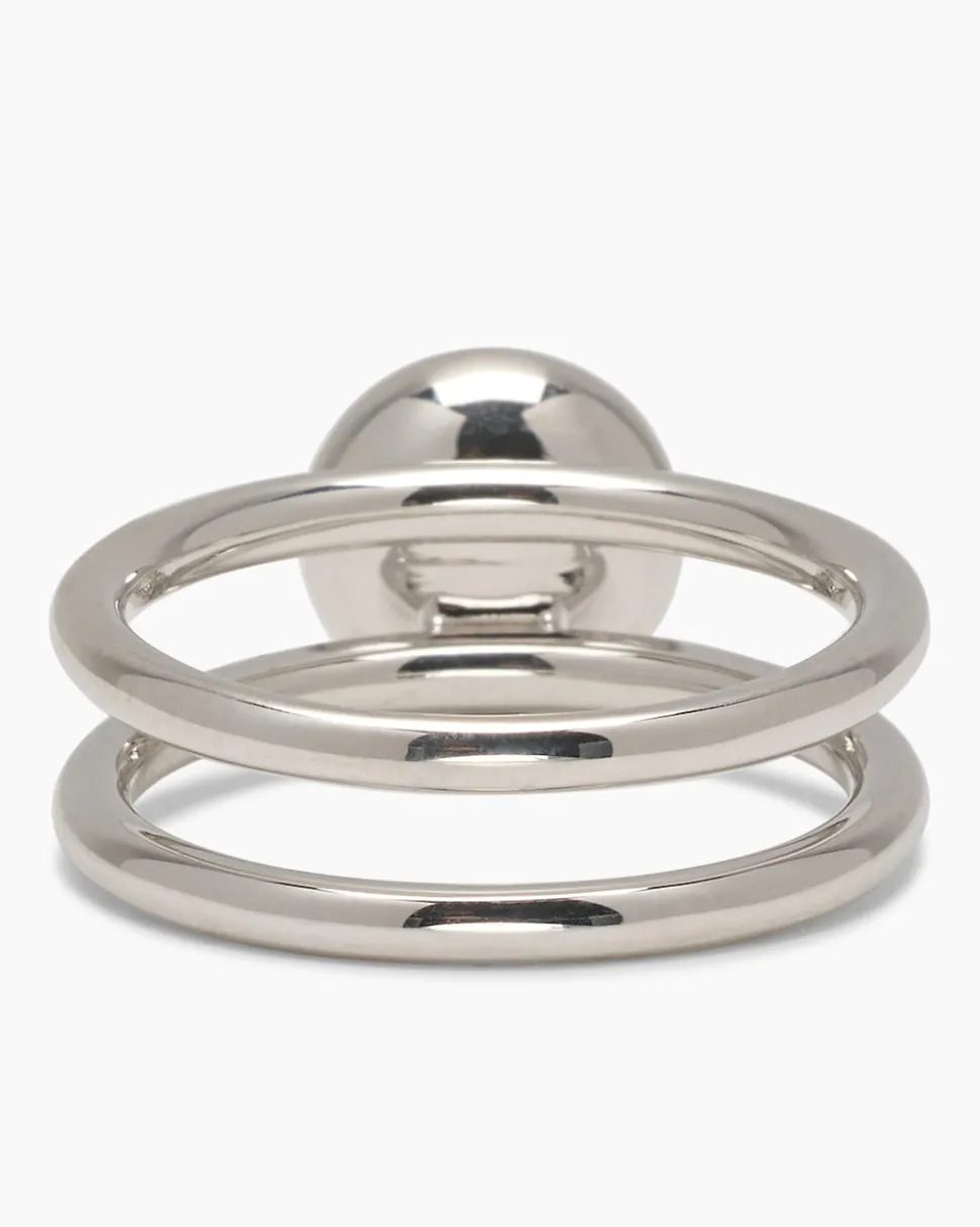 Verwandlungsring 3er Set mit MK-Perle 8 mm und Zirkonia