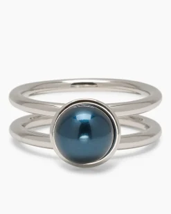 Verwandlungsring 3er Set mit MK-Perle 8 mm und Zirkonia