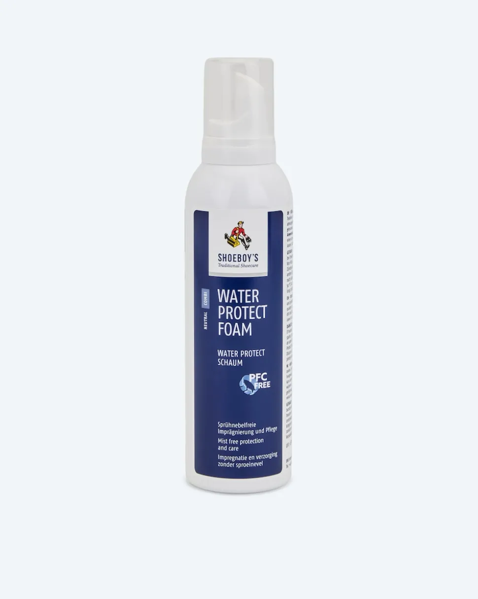 Wasserabweisender Pflegeschaum