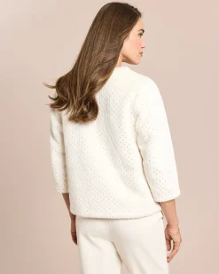 Webpelzjacke mit Glitzer