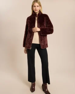Wendejacke Velourimitat/Webpelz