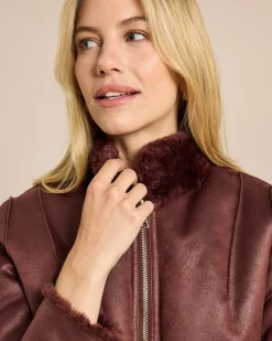 Wendejacke Velourimitat/Webpelz