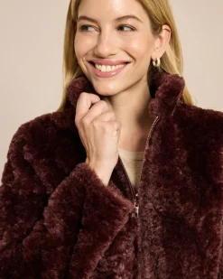 Wendejacke Velourimitat/Webpelz
