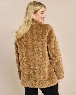 Wendejacke Velourimitat/Webpelz