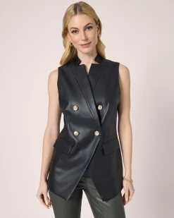 Weste "Couture" aus Lederimitat