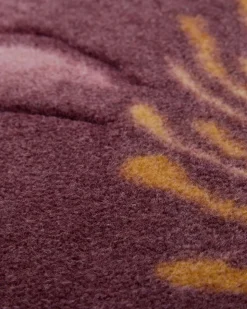 Wollblend Teppich "Blume"