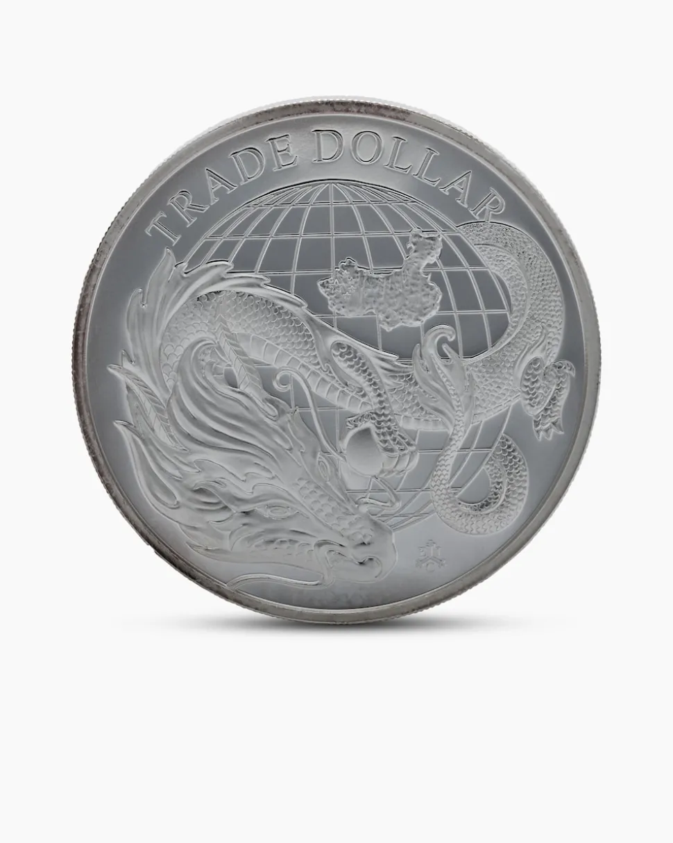 3x 1 Oz Silber Trade Dollar Set 2021/2023