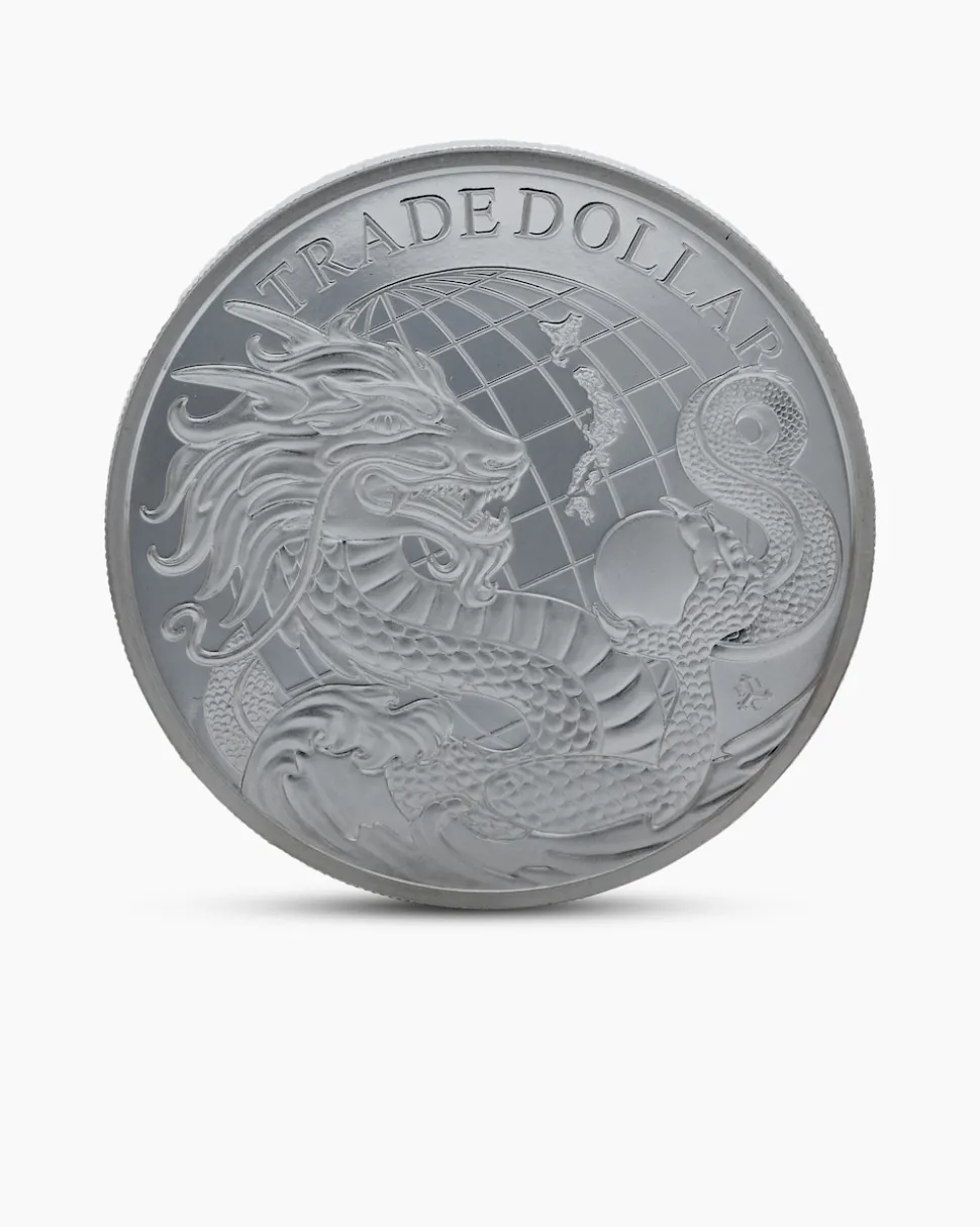 3x 1 Oz Silber Trade Dollar Set 2021/2023