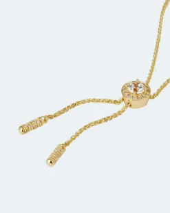 Y-Collier mit Zirkonia