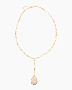 Y-Collier mit Zirkonia