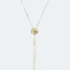 Y-Collier mit Zirkonia