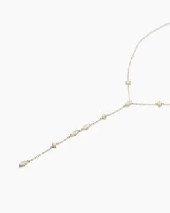 Y-Collier mit Zirkonia