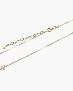 Y-Collier mit Zirkonia