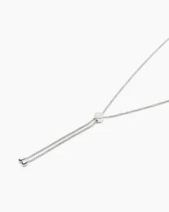 Y-Collier mit Zirkonia