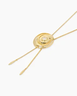 Y-Collier mit Zirkonia