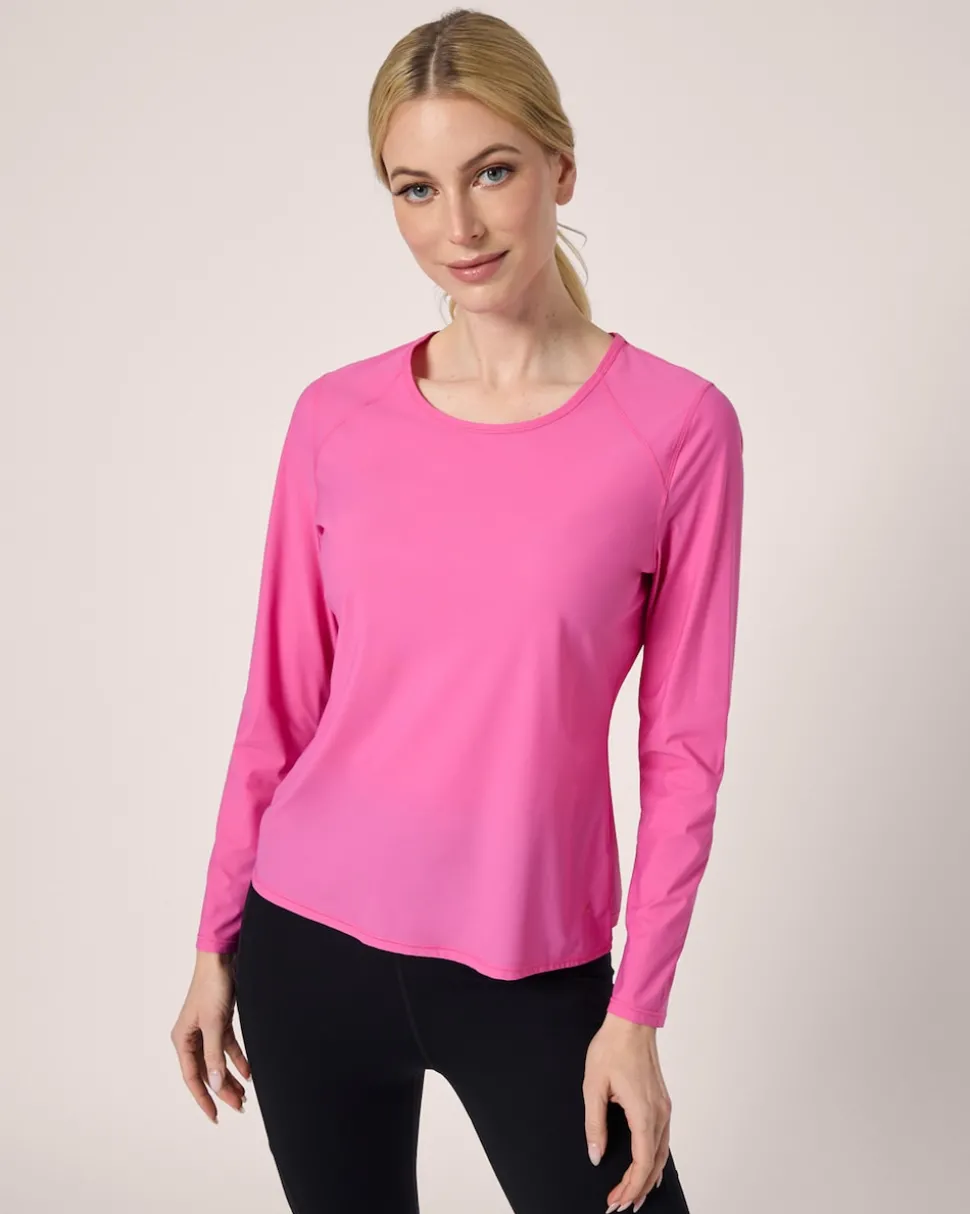 Yoga Langarm-Shirt Modell "I am Powerful"