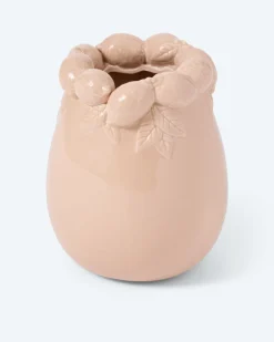 Zitronen-Keramikvase