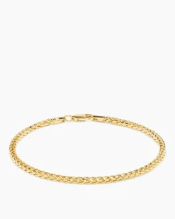 Zopfarmband in Gold 585